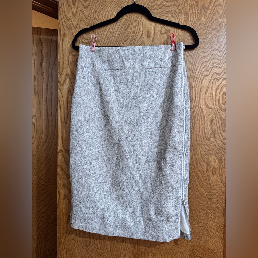 Express Light Gray Pencil Skirt
